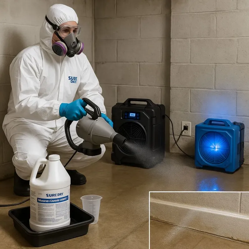 Sanitization and Odor Removal process in Jewett City, CT